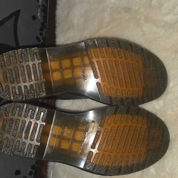 Dr. Martens Black Patent Leather Combat Boots - Picture 3 of 4